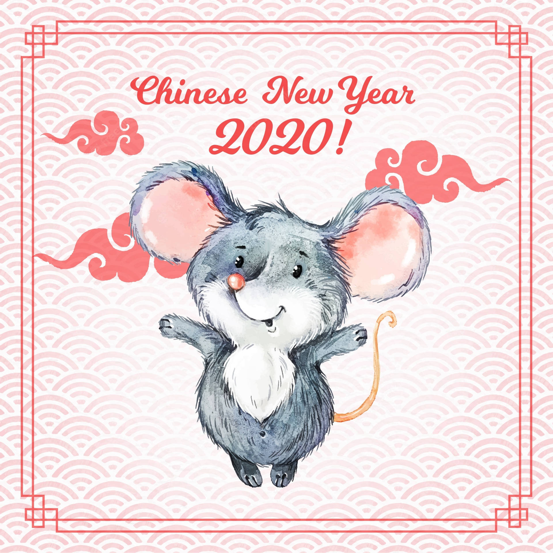 Cute Rate Chinese New Year 2020