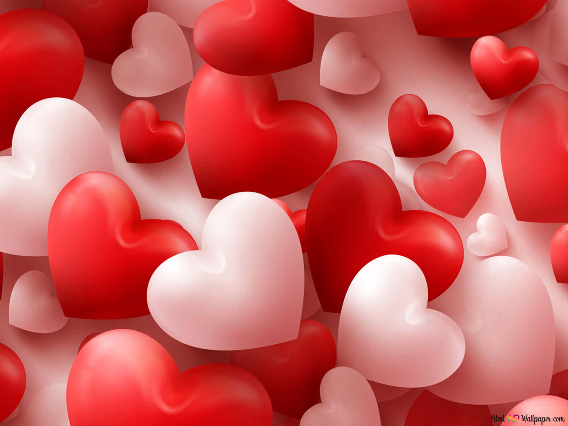Cute Red Valentine's Background