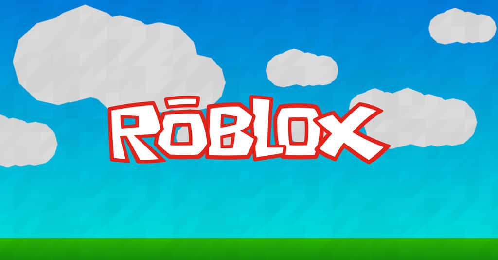 Cute Roblox Logo On The Sky