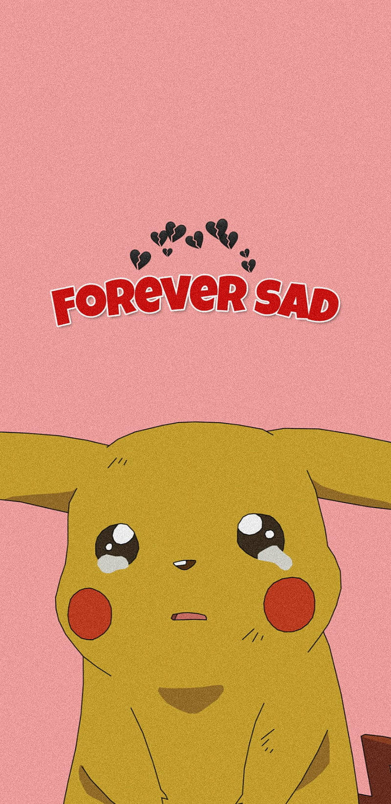 Cute Sad Pikachu Background