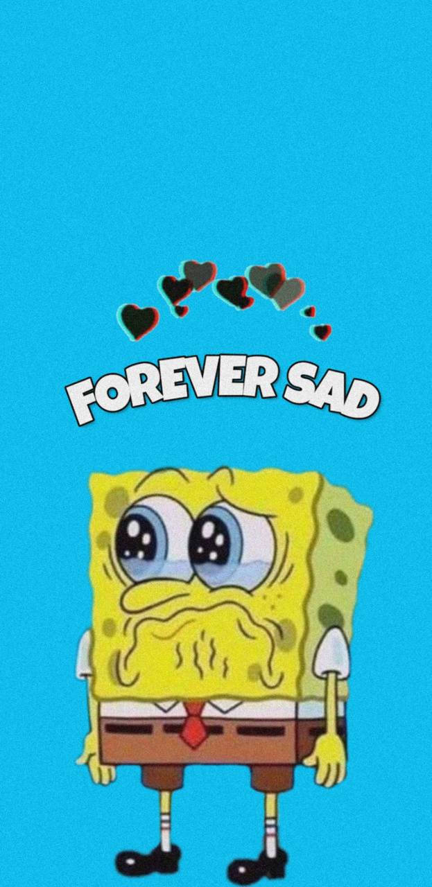 Cute Sad Spongebob Background