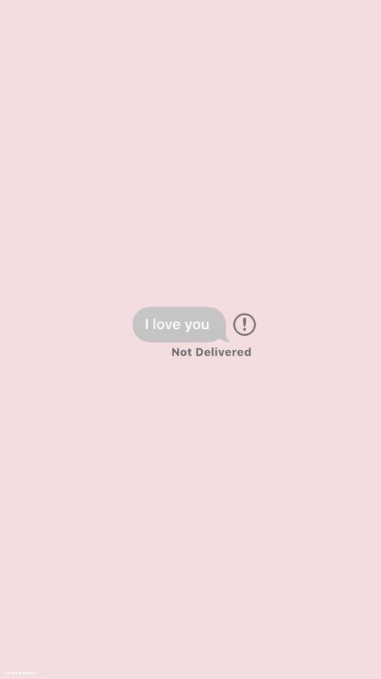 Cute Sad Undelivered Message Background