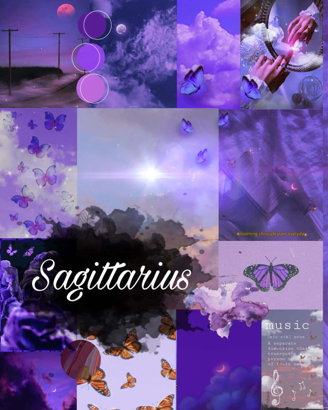 Cute Sagittarius Aesthetic Wallpaper