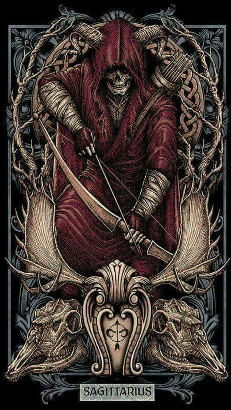 Cute Sagittarius Dark Version