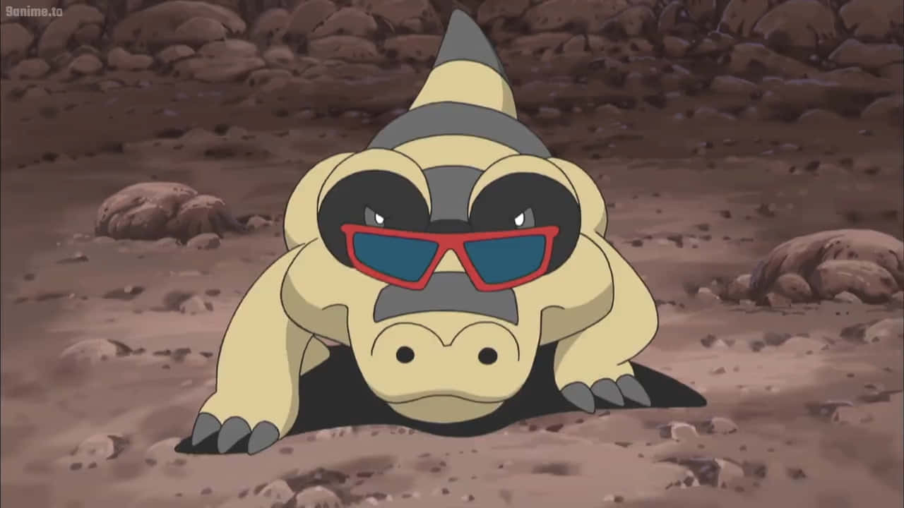 Cute Sandile Wearing Sunglasses Background
