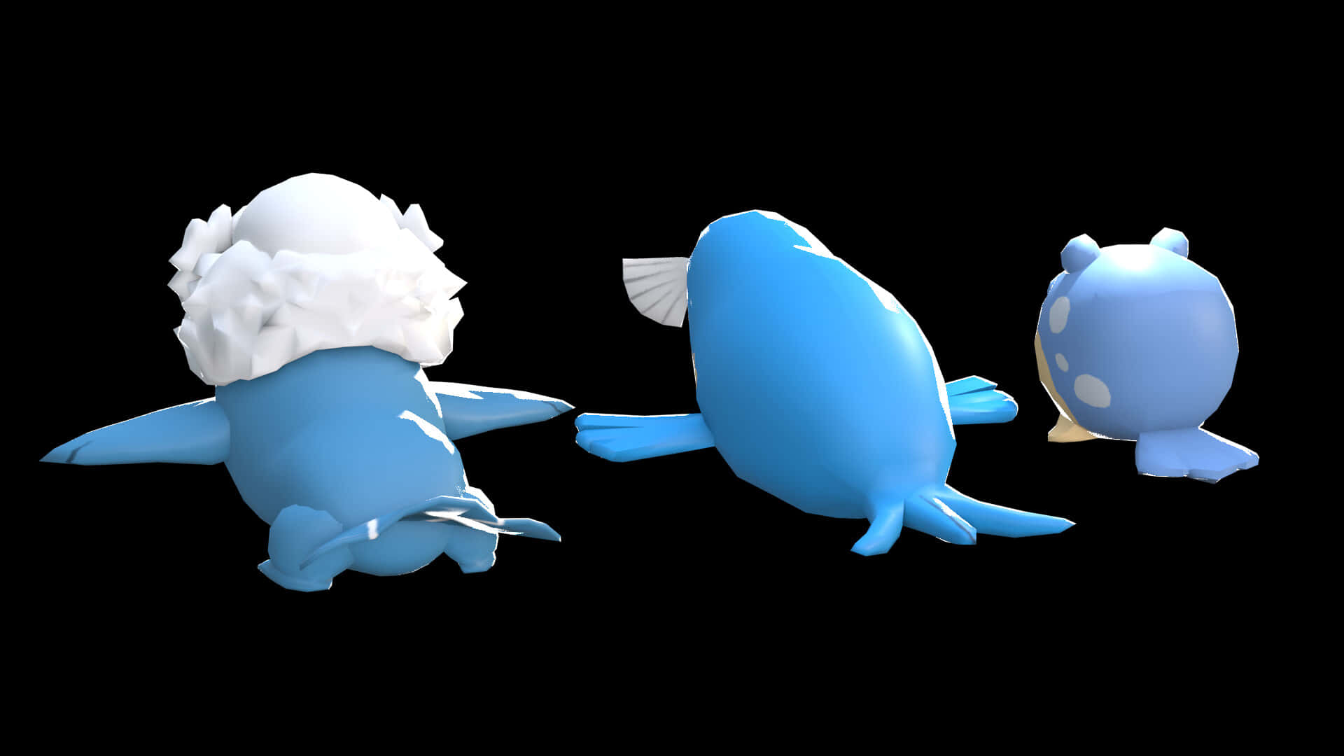 Cute Shot From The Bakc Of Walrein And Friends