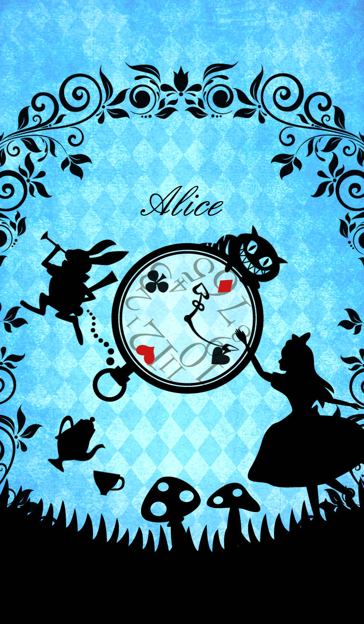 Cute Silhouettes Alice In Wonderland