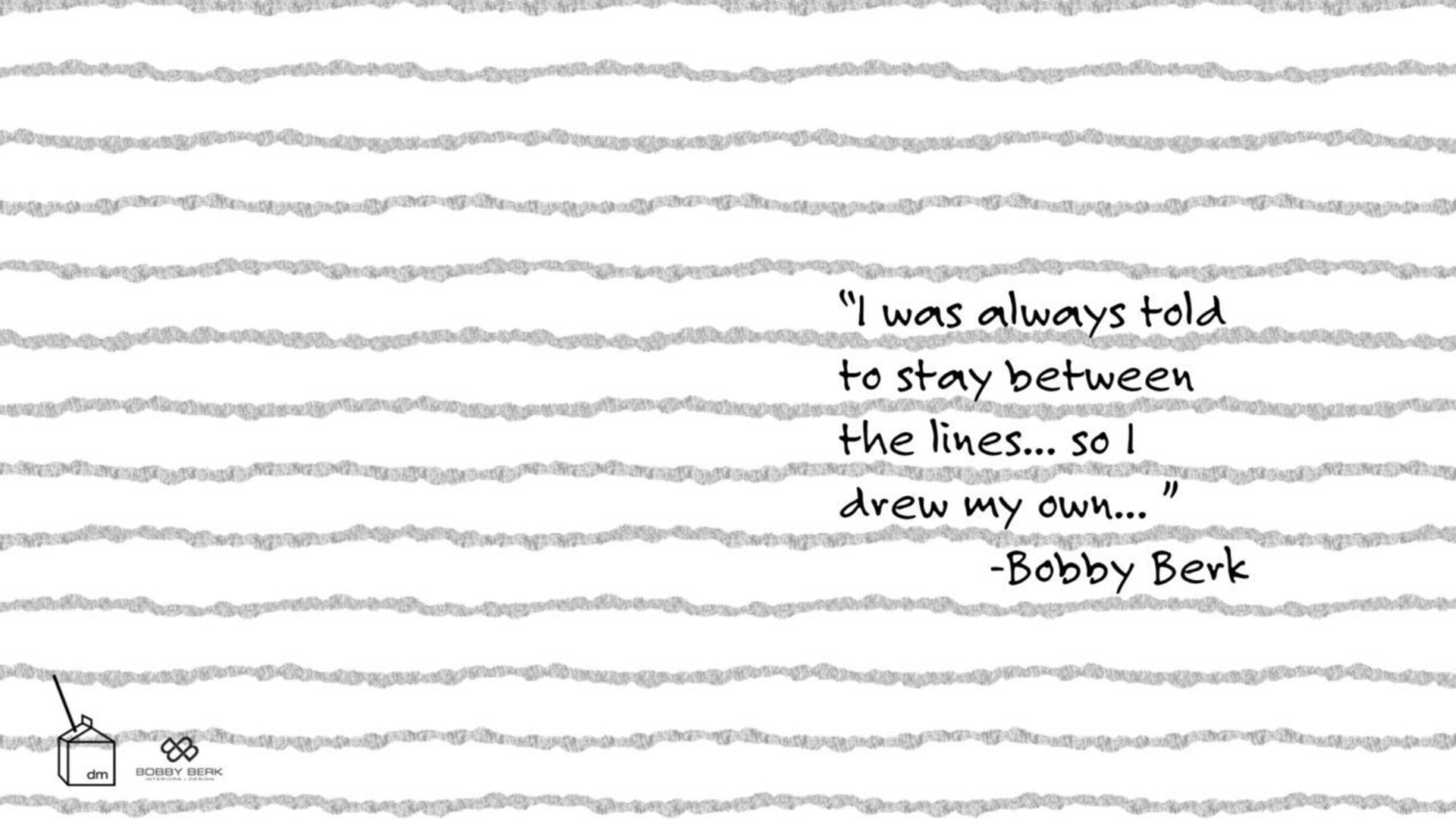 Cute Simple Aesthetic Bobby Berk Quote Desktop