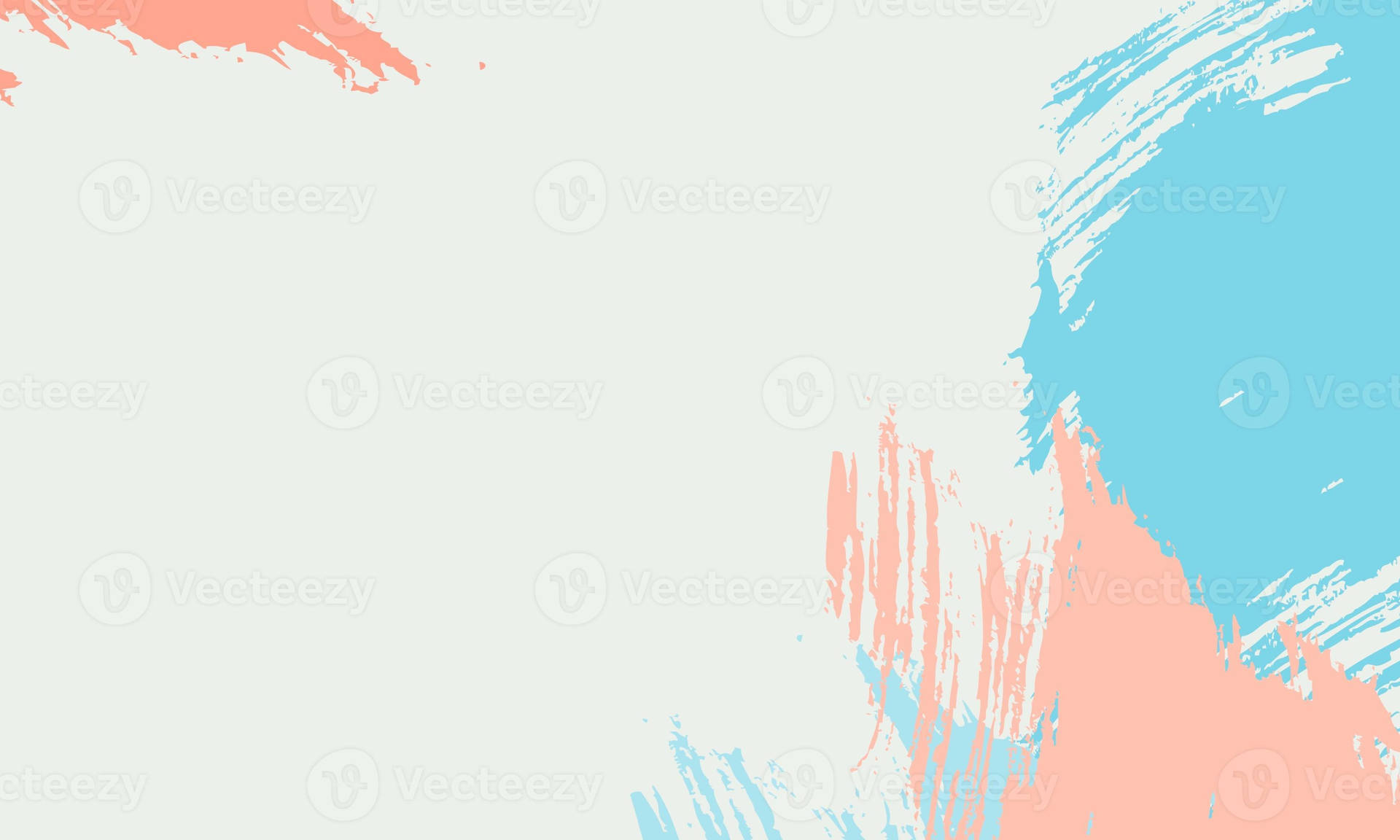 Cute Simple Aesthetic Desktop Paint Style Canvas