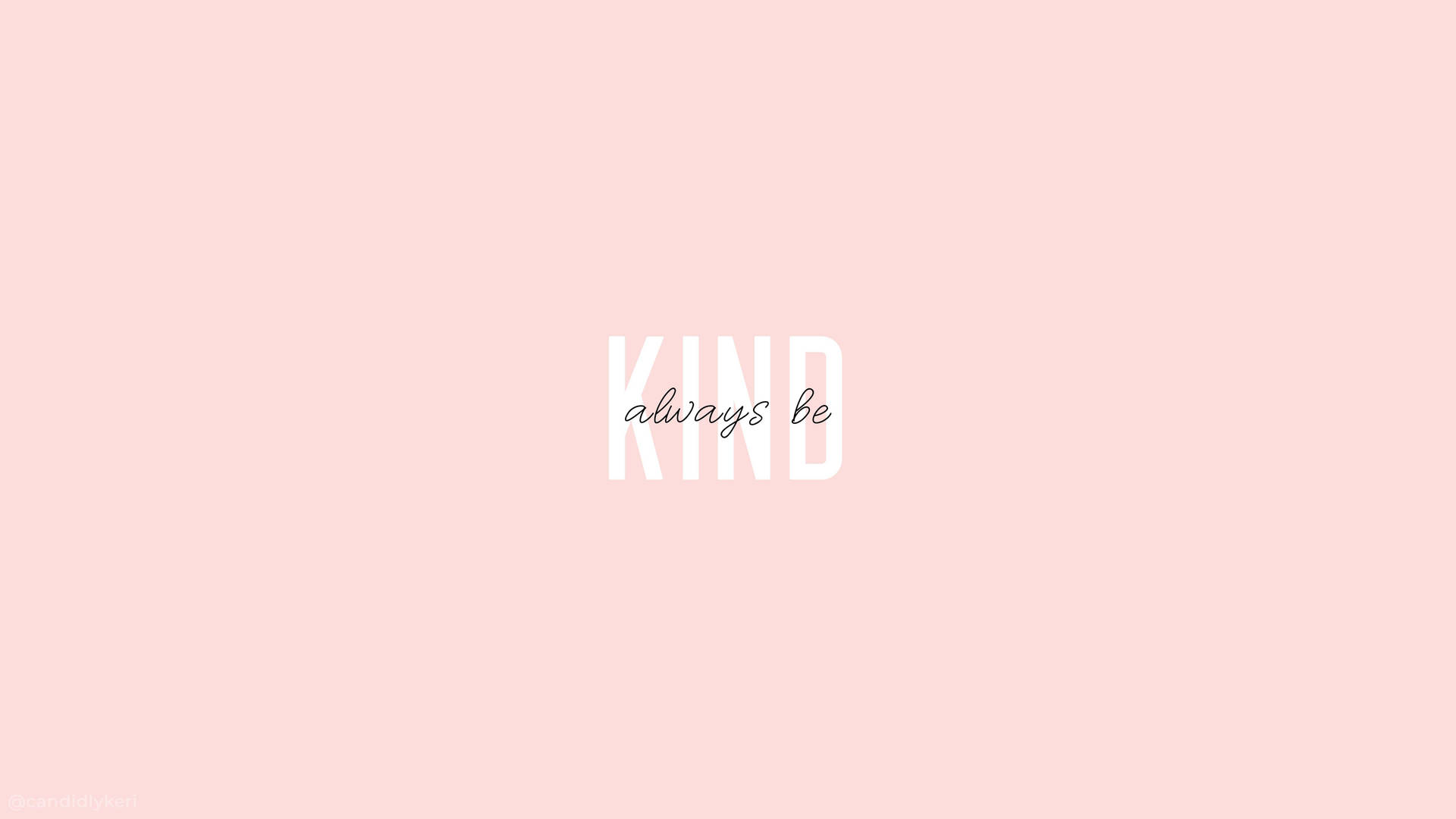 Cute Simple Aesthetic Kind Pink Desktop