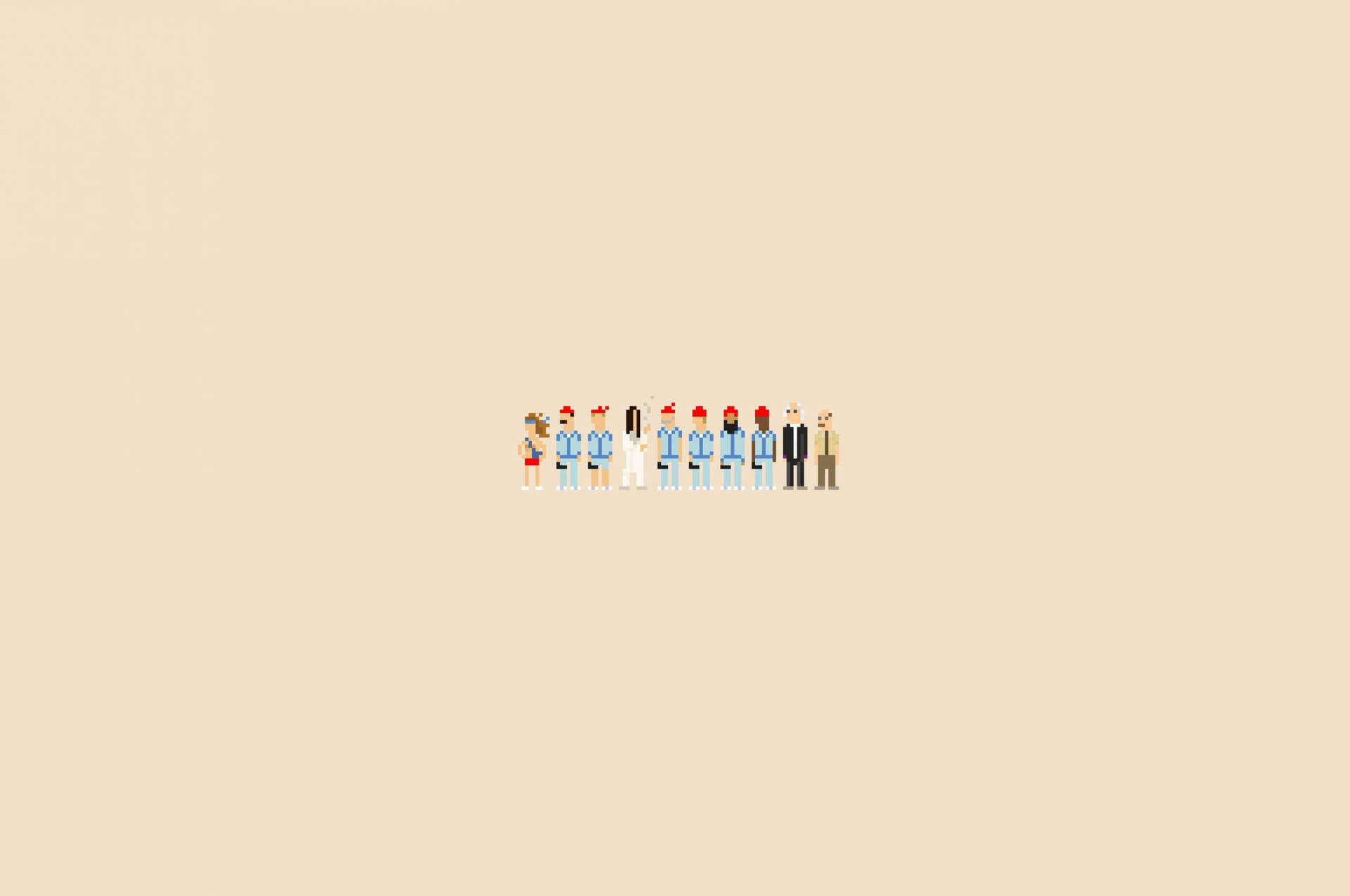 Cute Simple Aesthetic Mini People Desktop