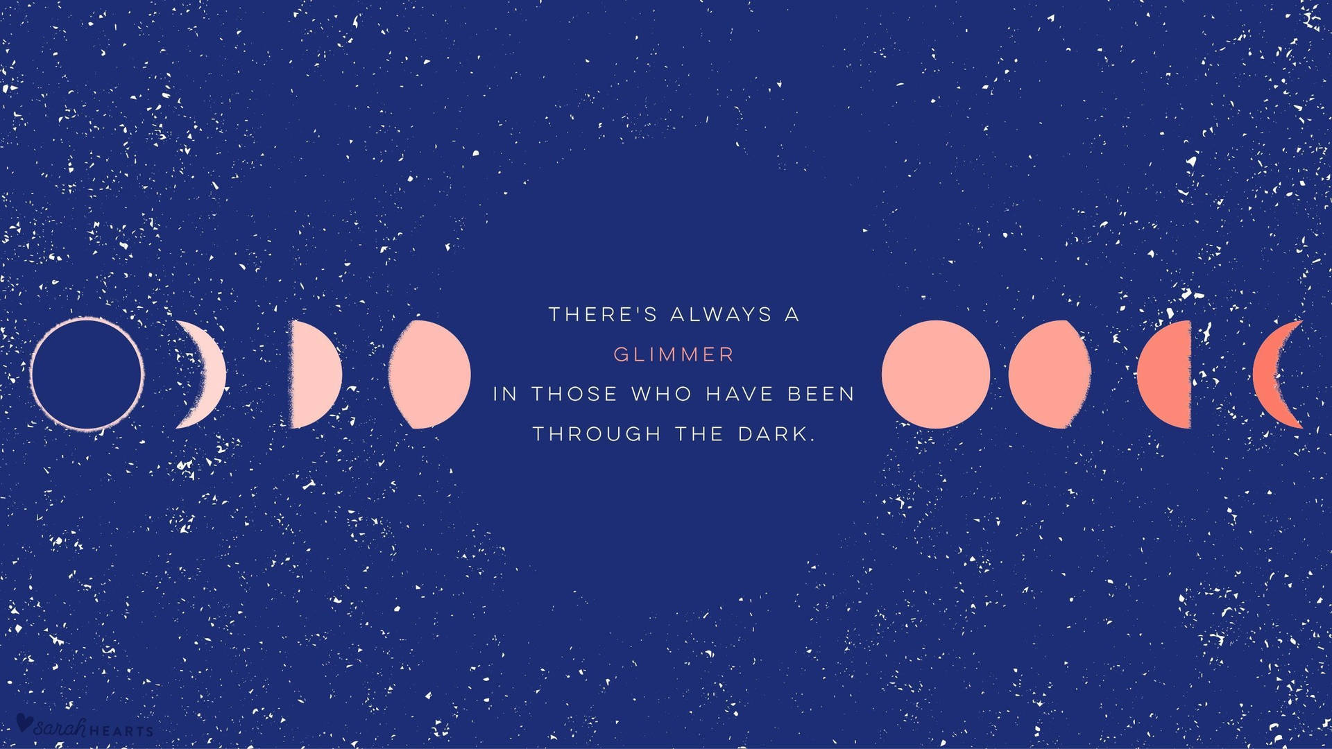 Cute Simple Aesthetic Moon Phases Desktop