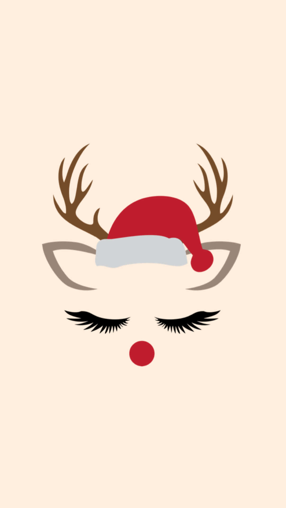Cute Simple Christmas Reindeer