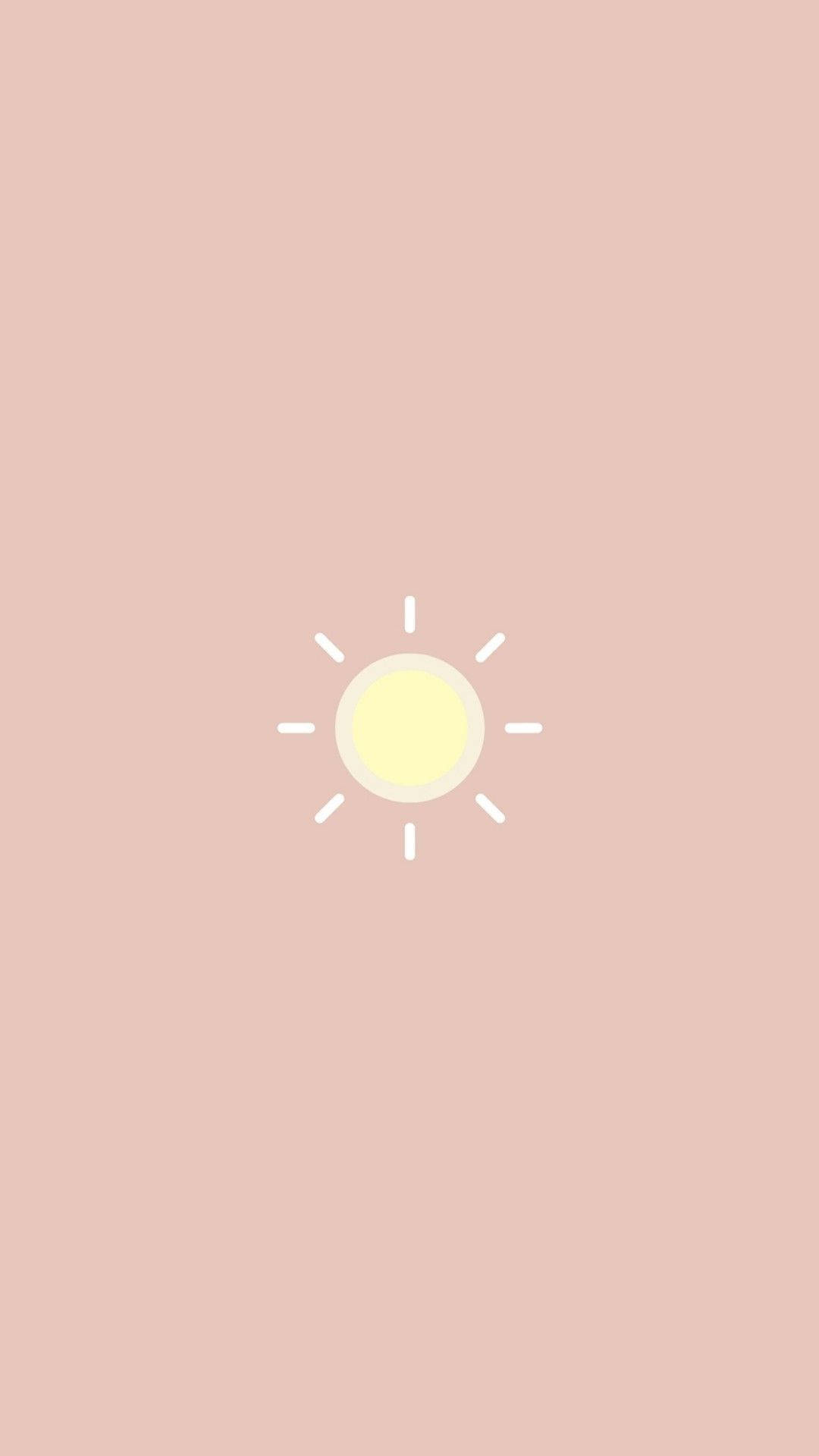 Cute Simple Sun Background
