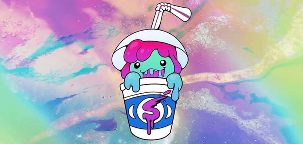 Cute Slushy Logo Background