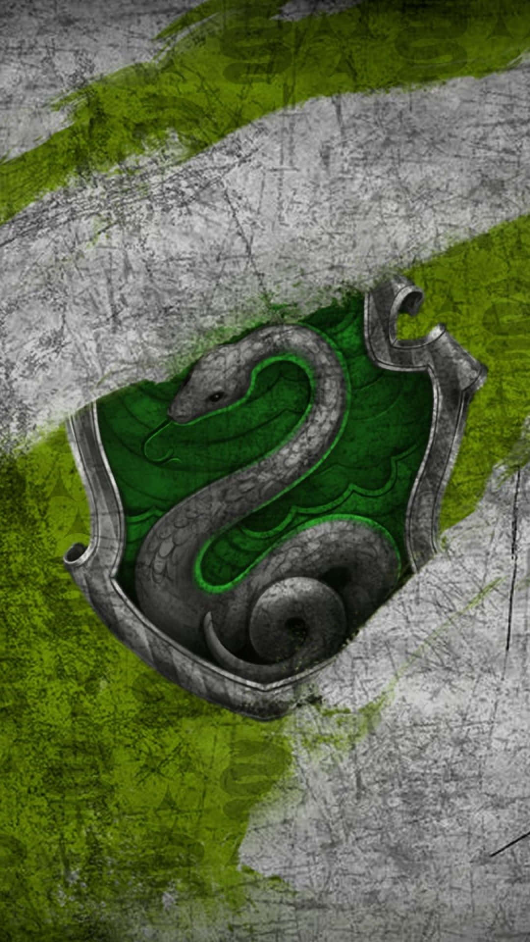 Cute Slytherin Grunge Striped Background