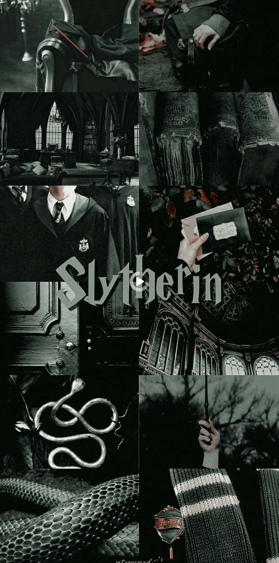 Cute Slytherin Harry Potter Scenes Background