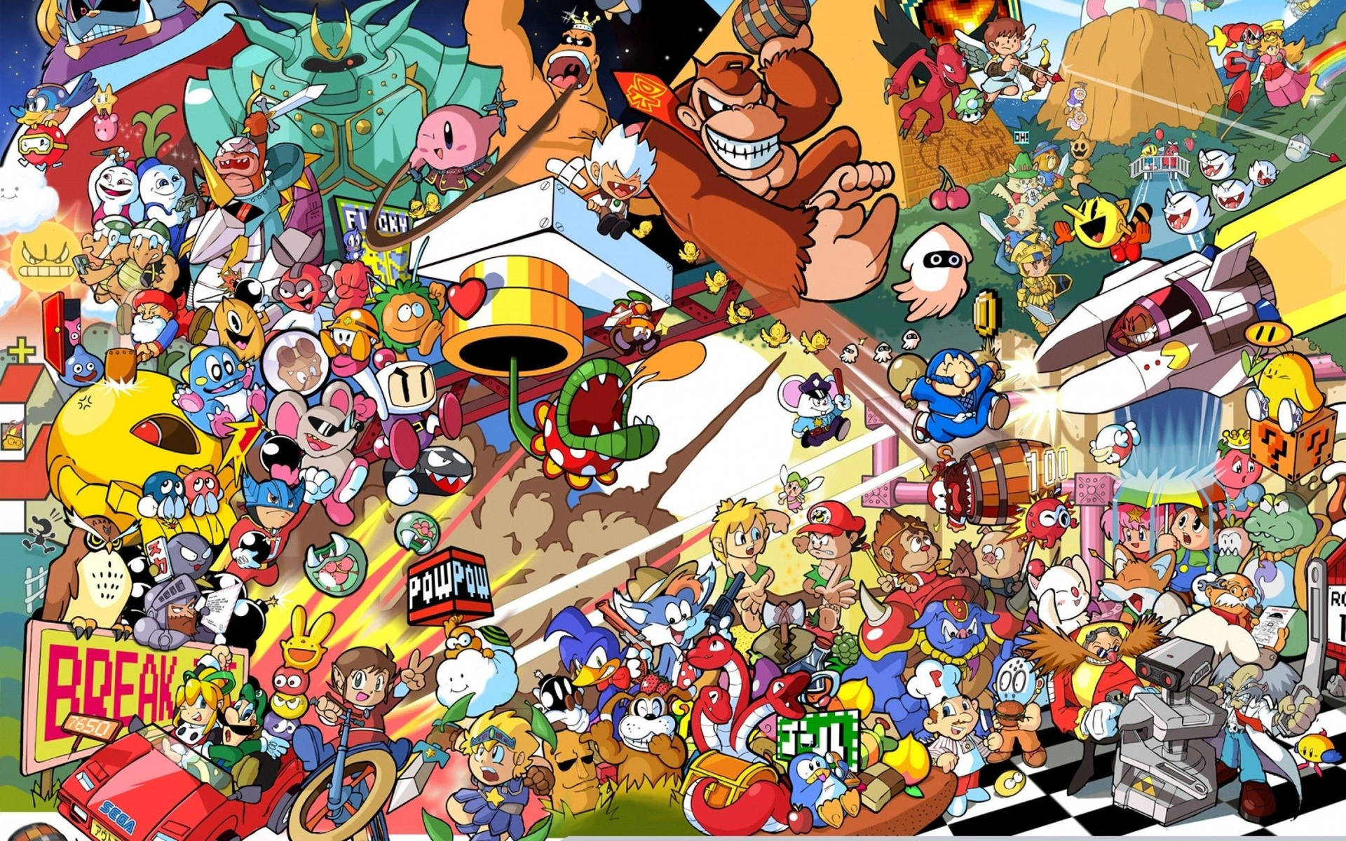 Cute Smash Bros Ultimate Artwork Background