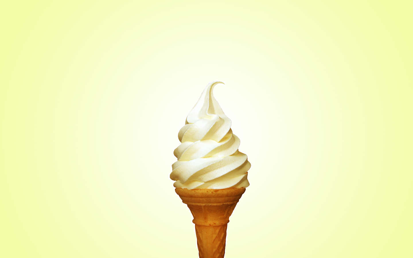 Cute Soft Serve Ice Cream Spotlight Background