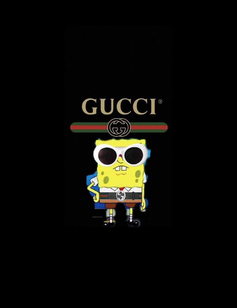 Cute Spongebob In Gucci