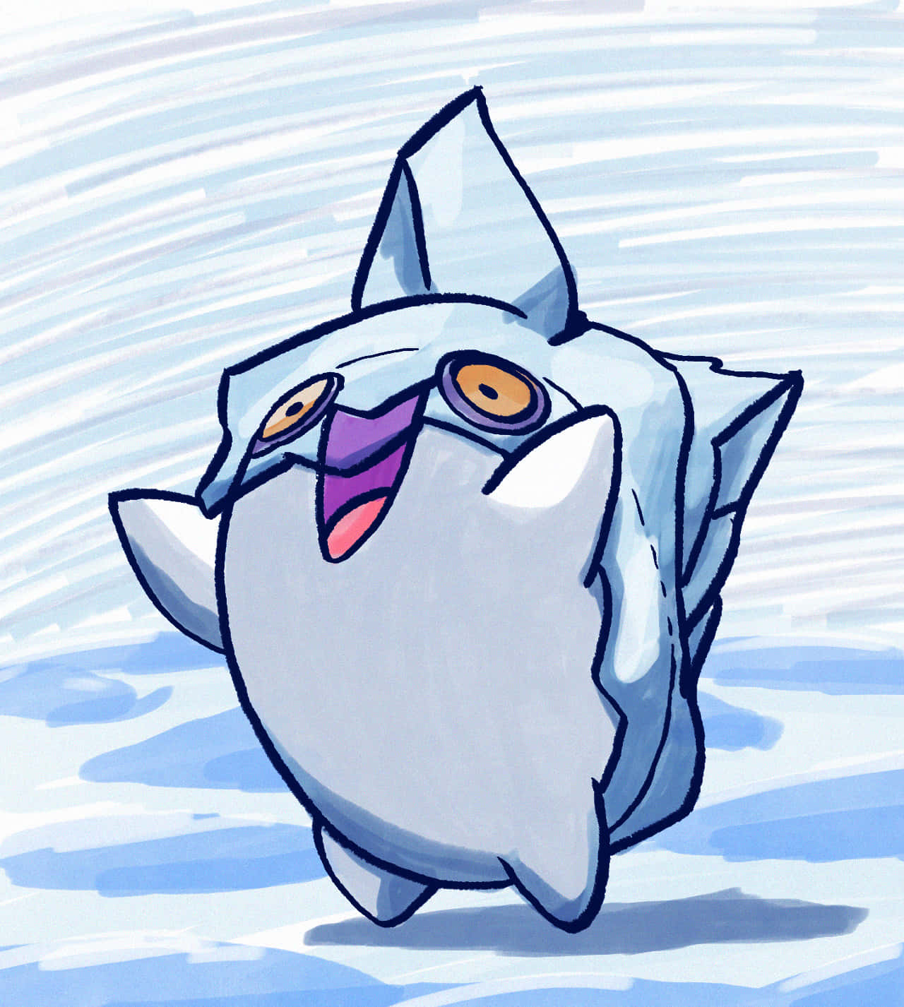 Cute Standing Bergmite