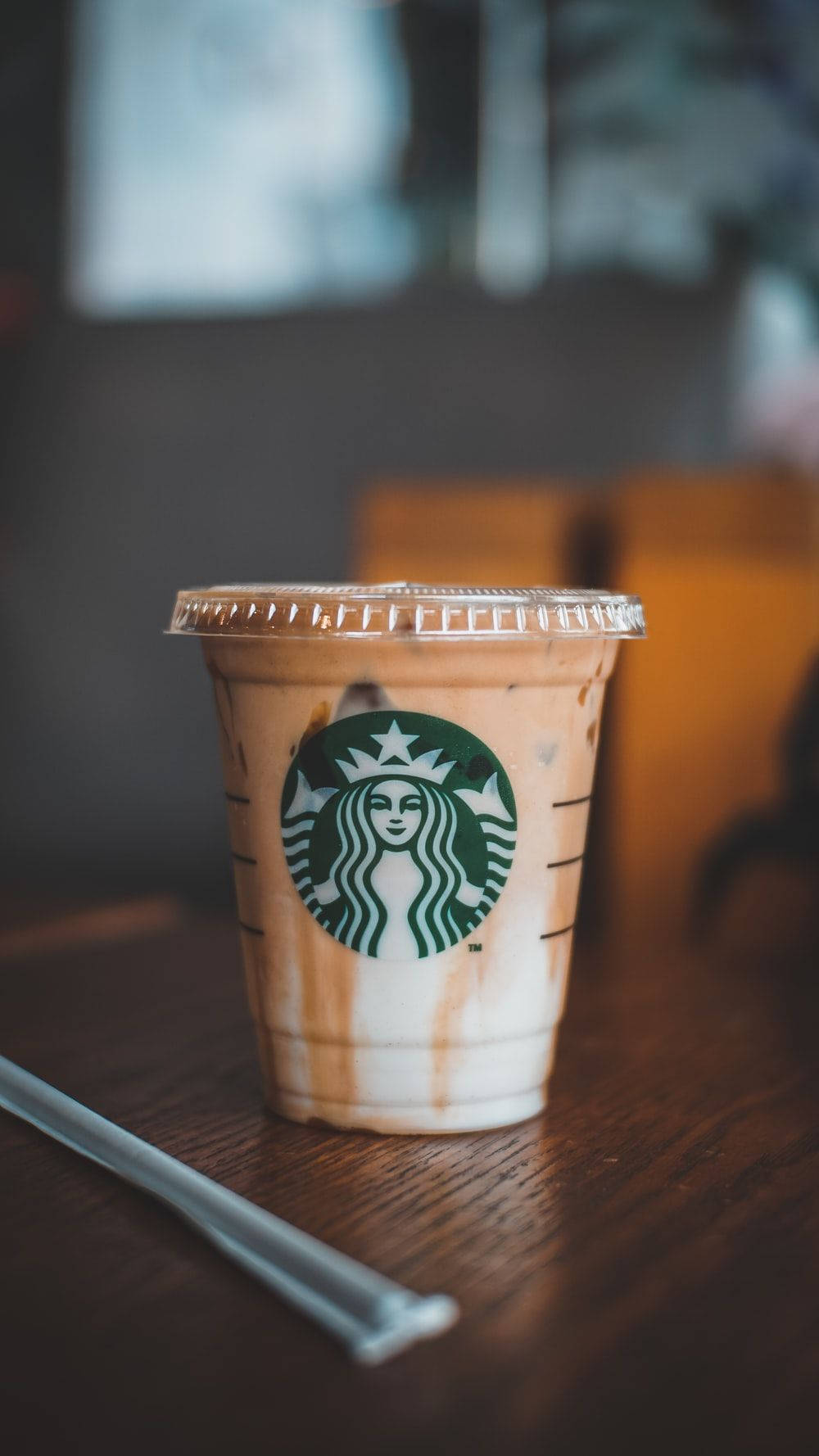 Cute Starbucks Caramel Macchiato Background