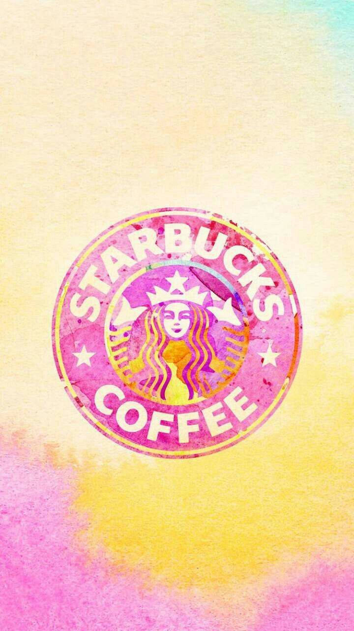 Cute Starbucks Logo Summer Color Background