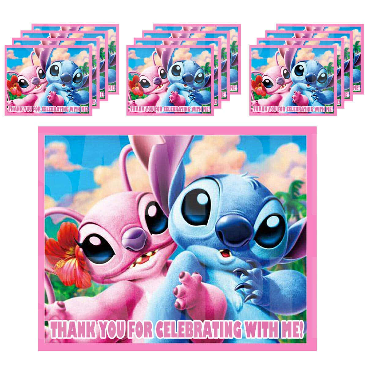 Cute Stitch And Angel Cards