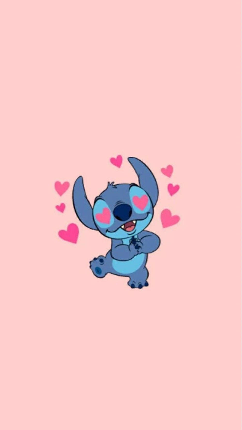 Cute Stitch In Love Iphone