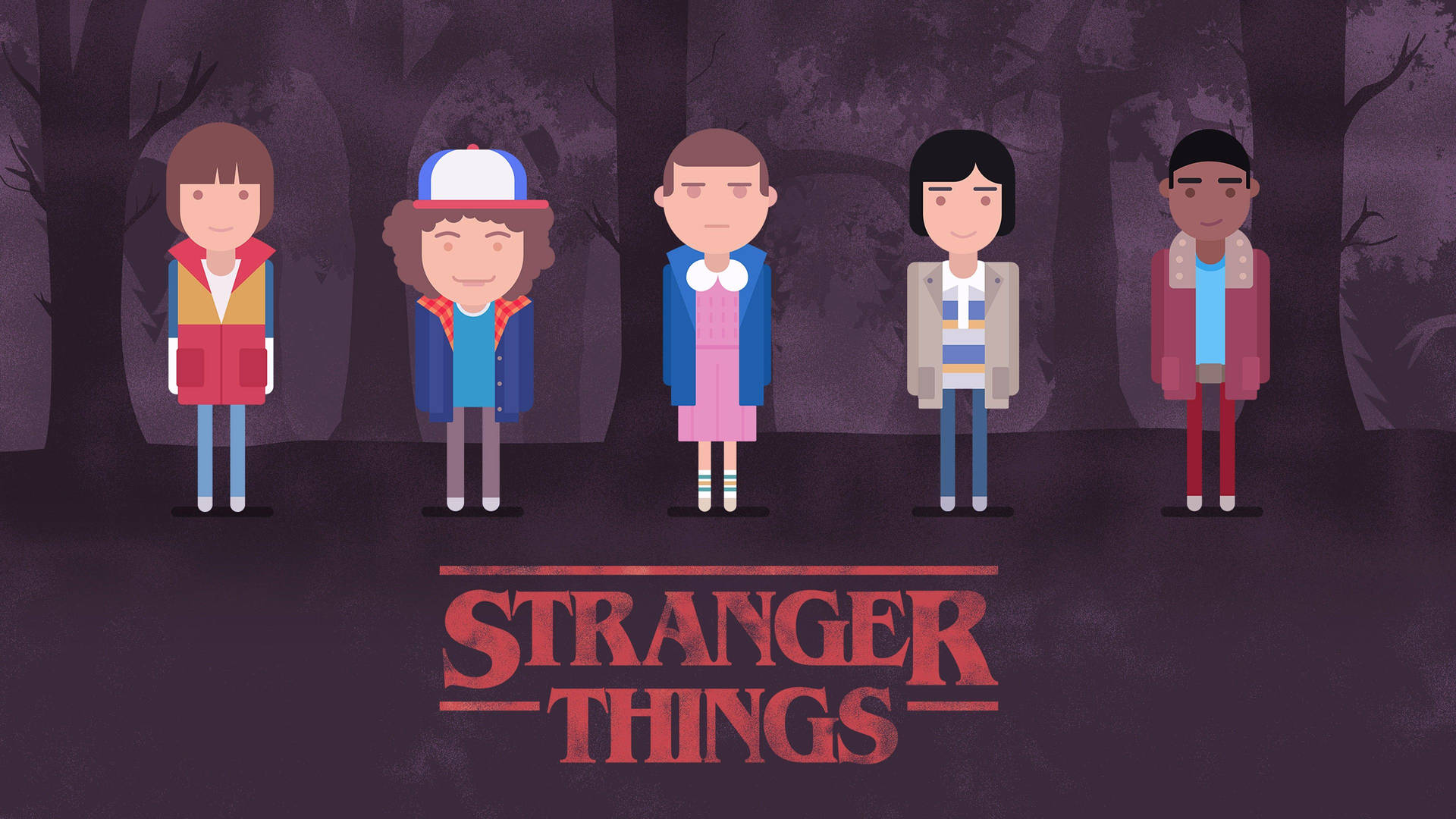 Cute Stranger Things Cartoon Version