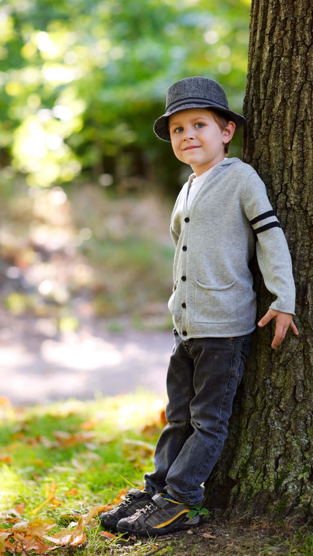 Cute Stylish Boy With Fedora