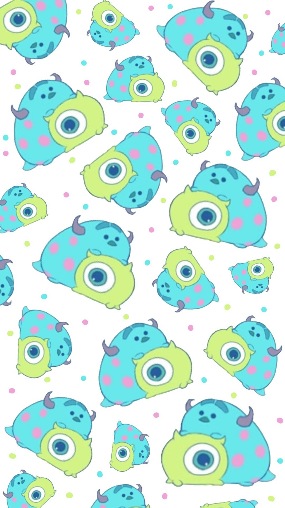 Cute Sulley & Mike Background