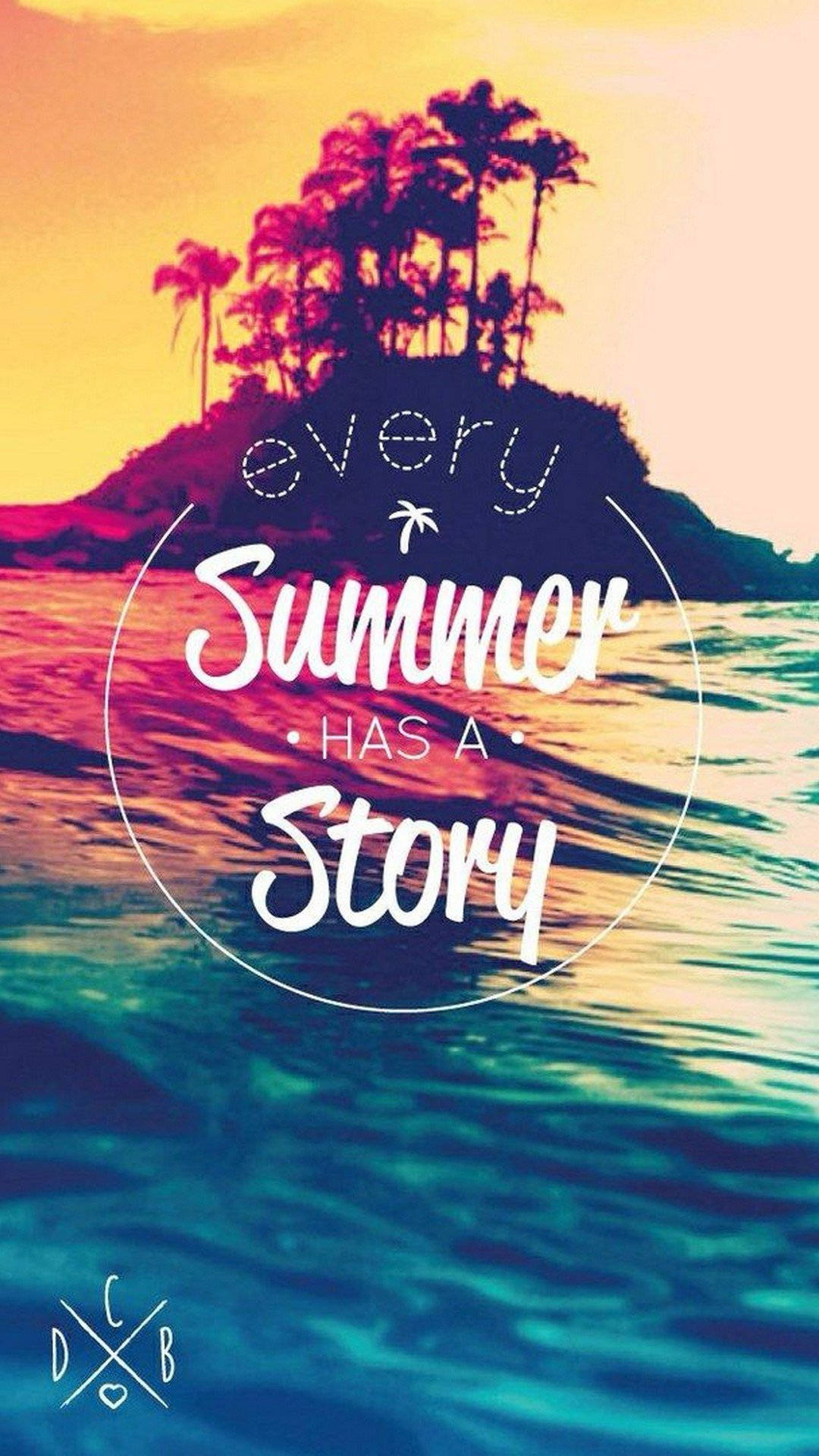 Cute Summer Quote Background
