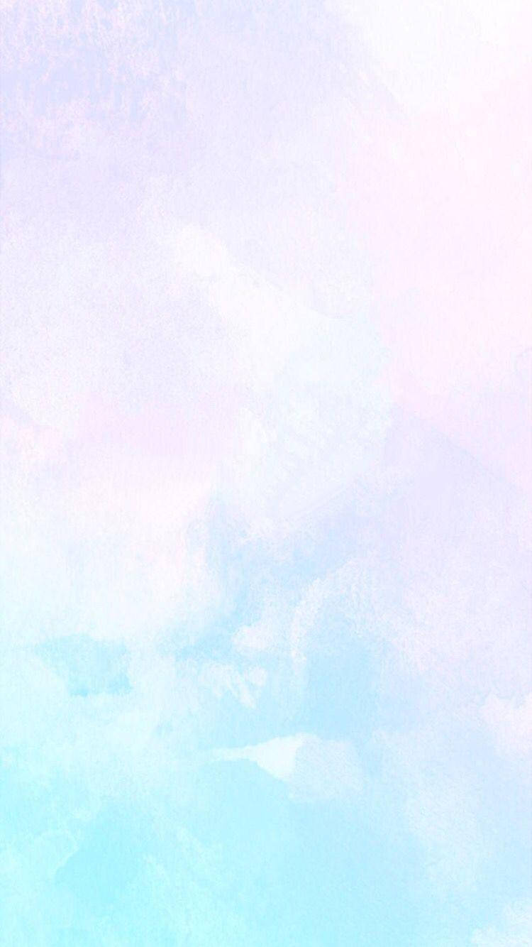 Cute Tablet Purple Clouds Background