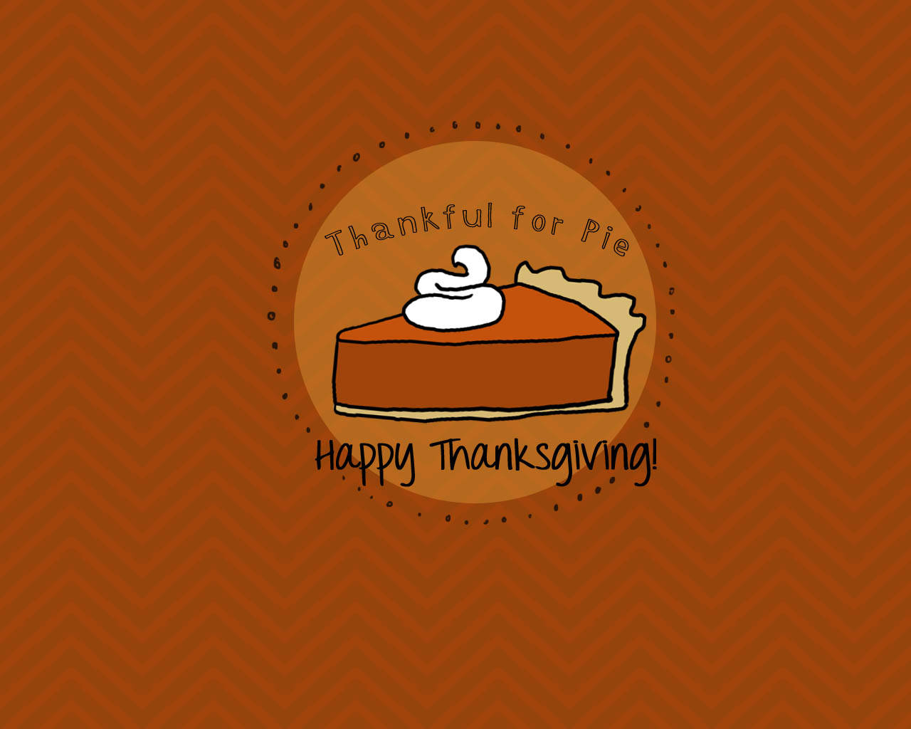 Cute Thanksgiving Pie Art Background