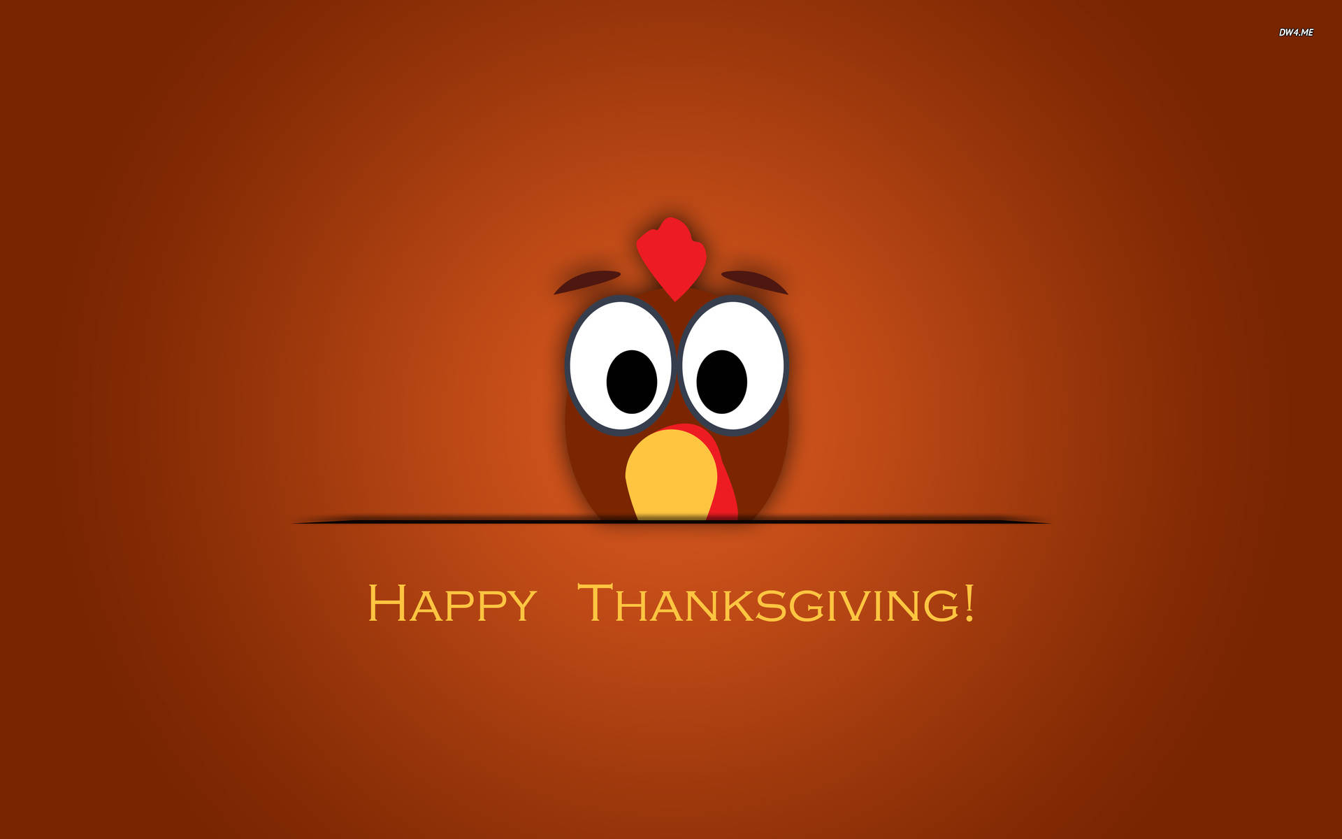 Cute Thanksgiving Rooster Head Background