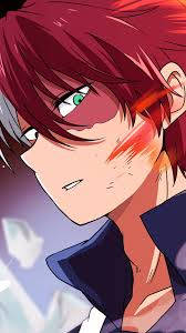 Cute Todoroki Side View Photo Background