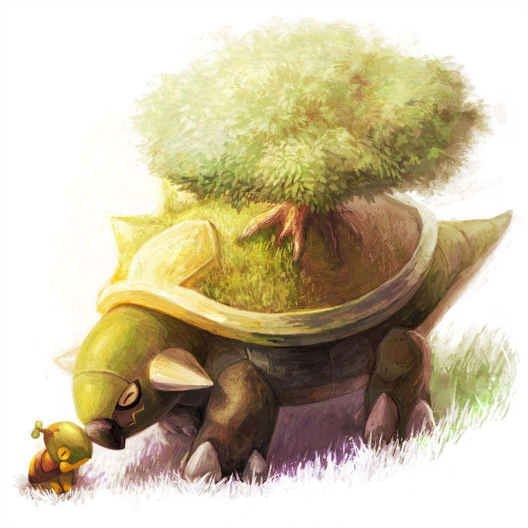 Cute Torterra And Turtwig