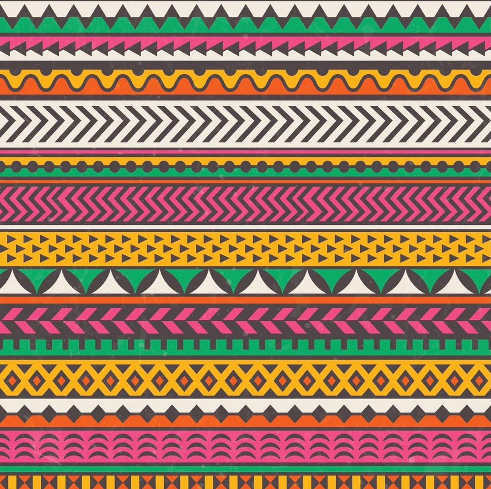 Cute Tribal Pattern Background