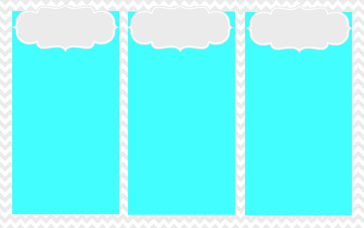 Cute Turquoise Desktop Organizer