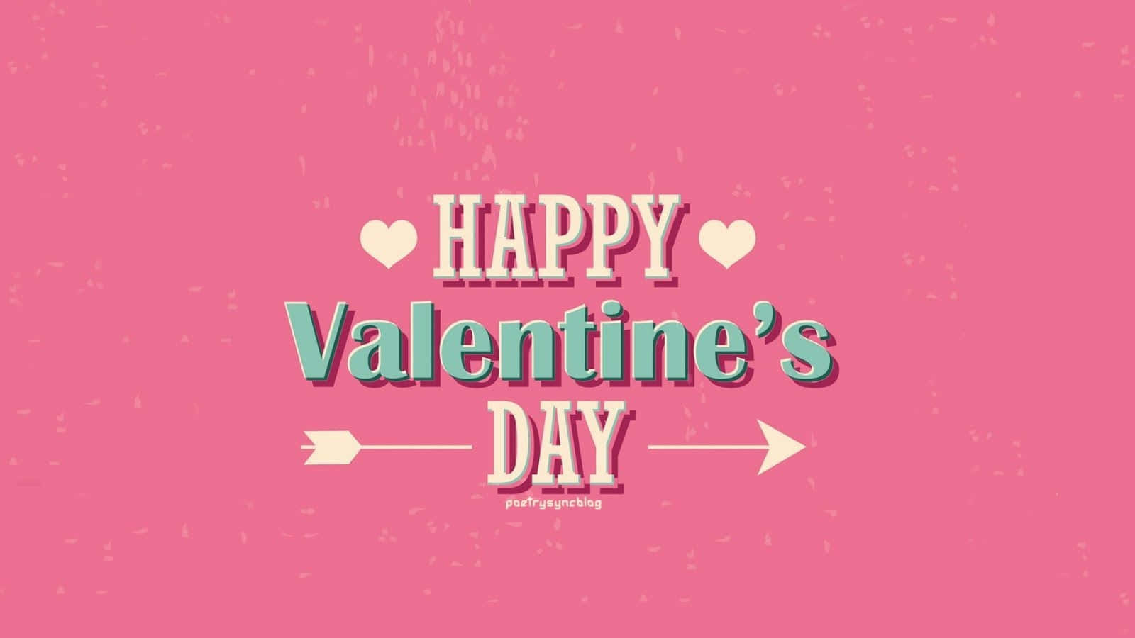 Cute Valentine Pink Greeting Banner