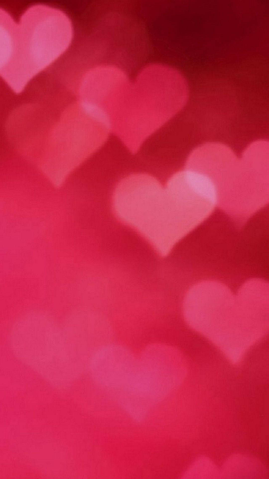 Cute Valentine's Day Floating Hearts Background