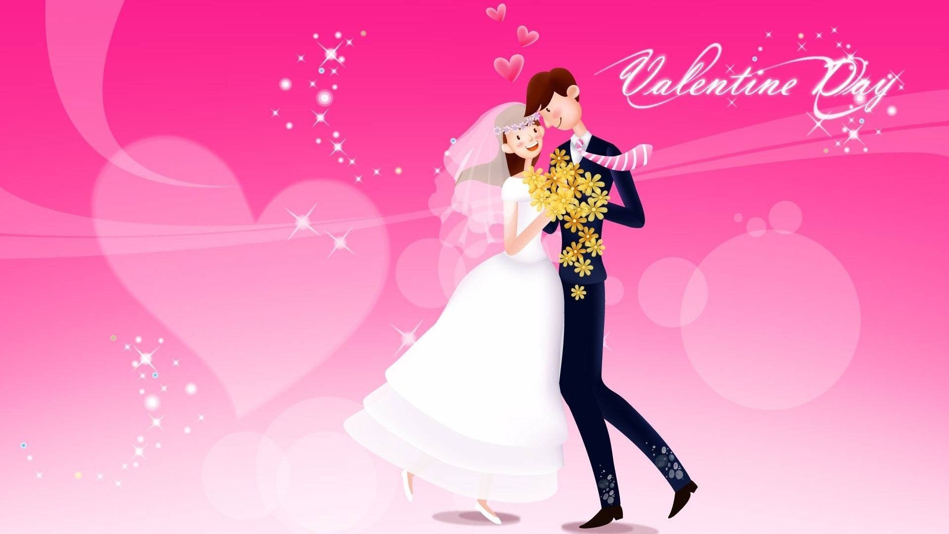 Cute Valentine's Day Wedding Art