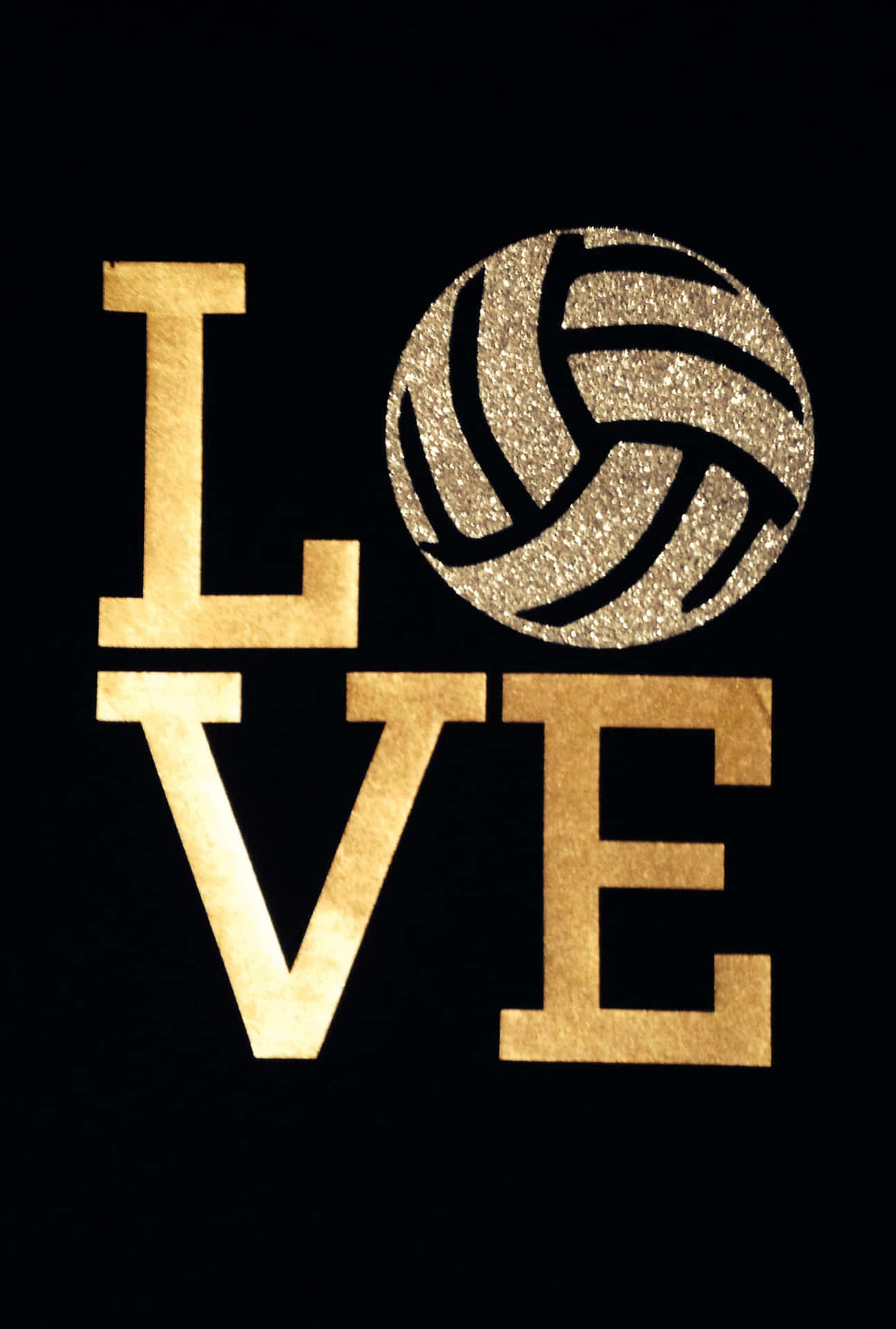 Cute Volleyball Love Background