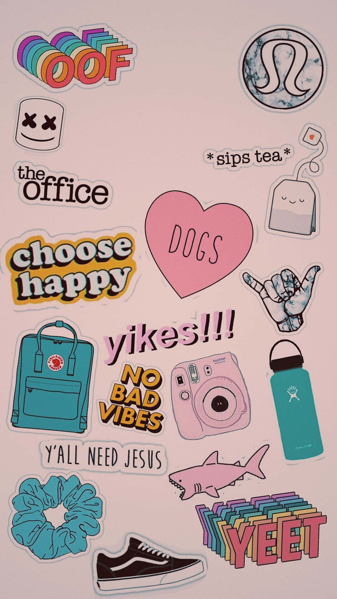 Cute Vsco Aesthetic Icons Background