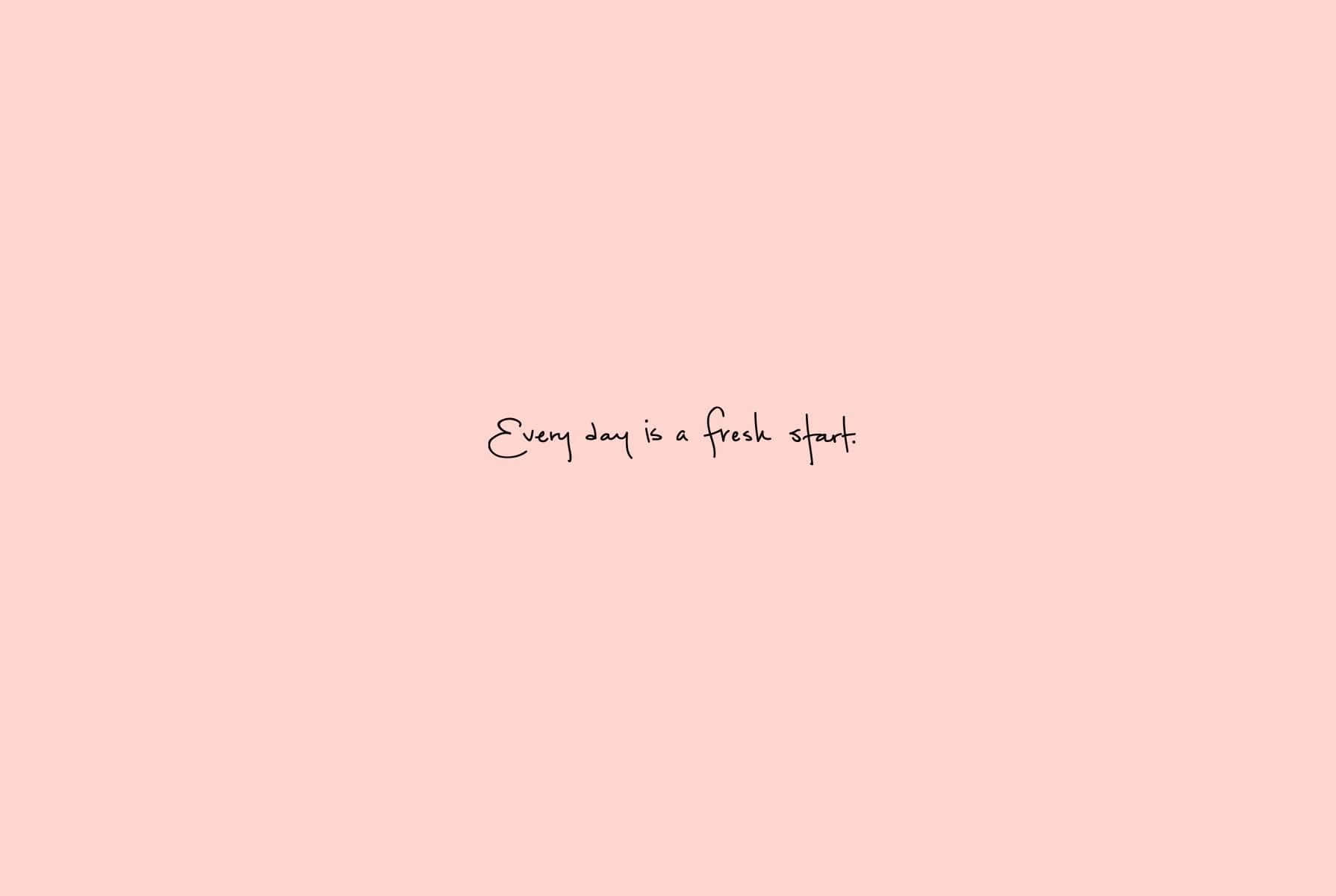 Cute Vsco Pink Aesthetic Quotes Background