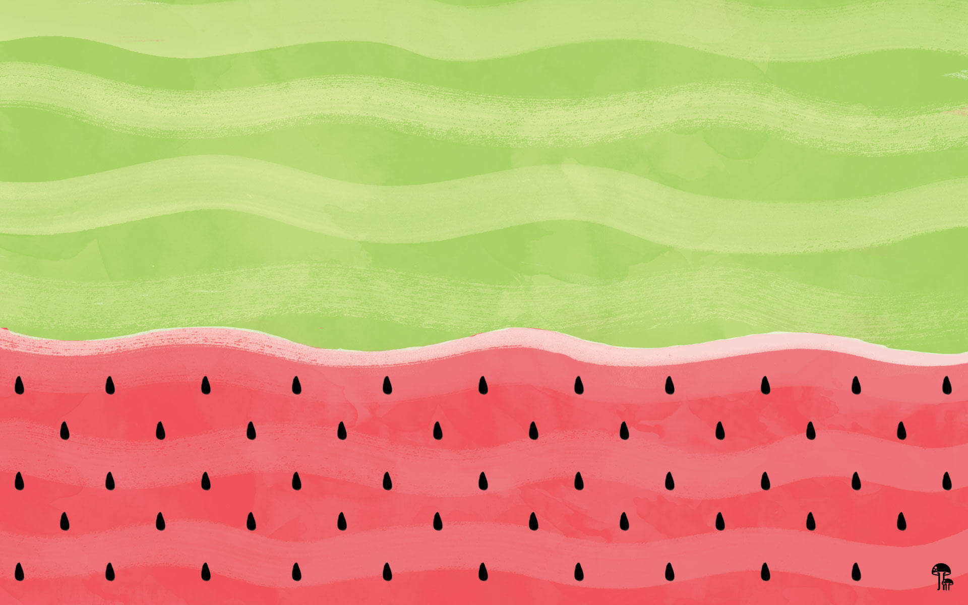 Cute Watermelon Best Desktop Background