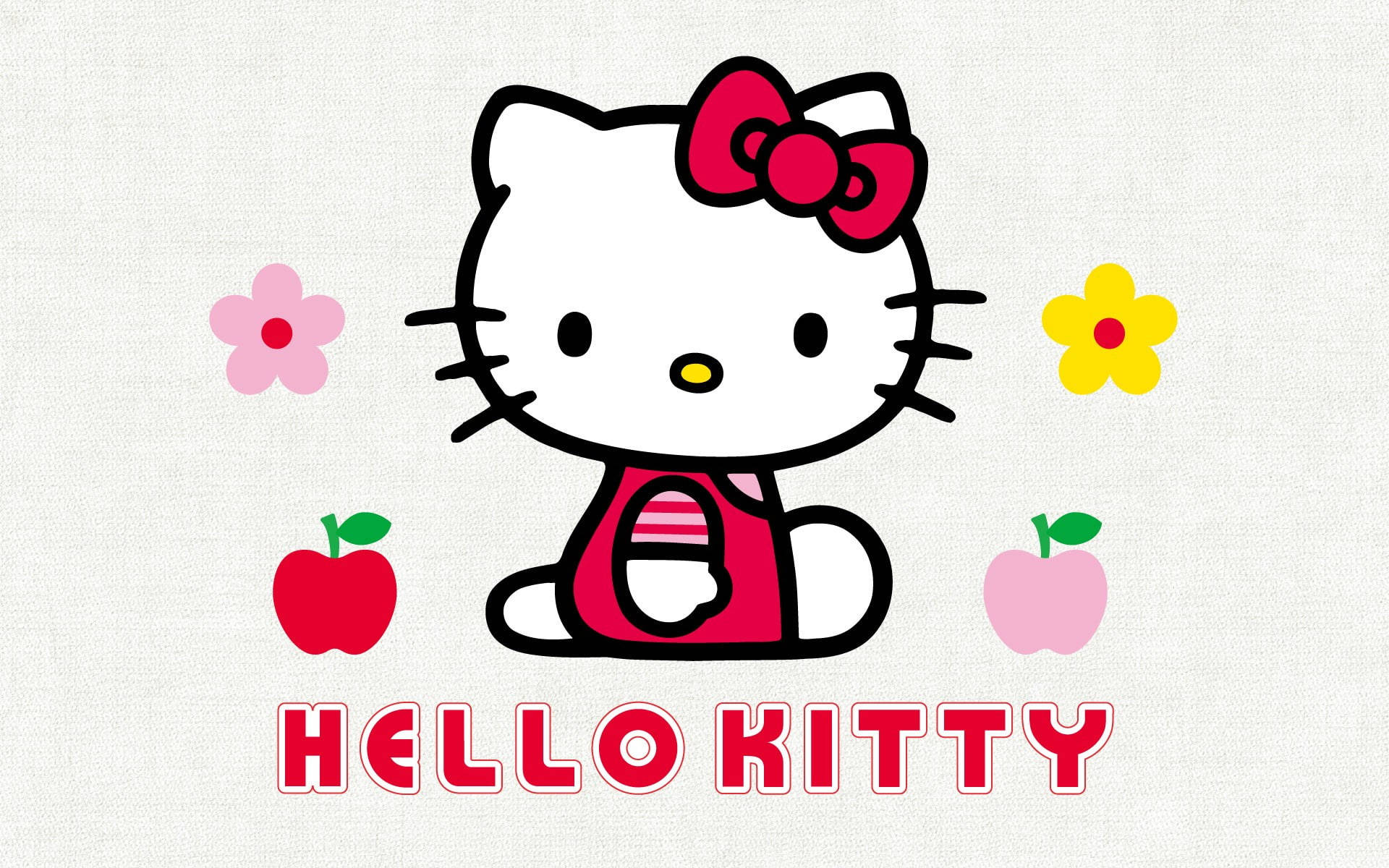Cute White Hello Kitty Desktop