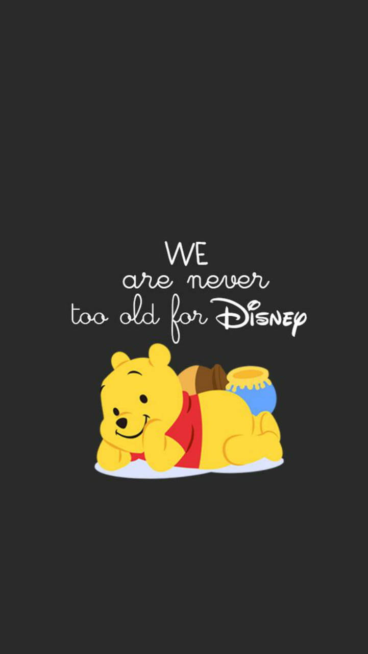 Cute Winnie The Pooh Iphone Never Old Disney