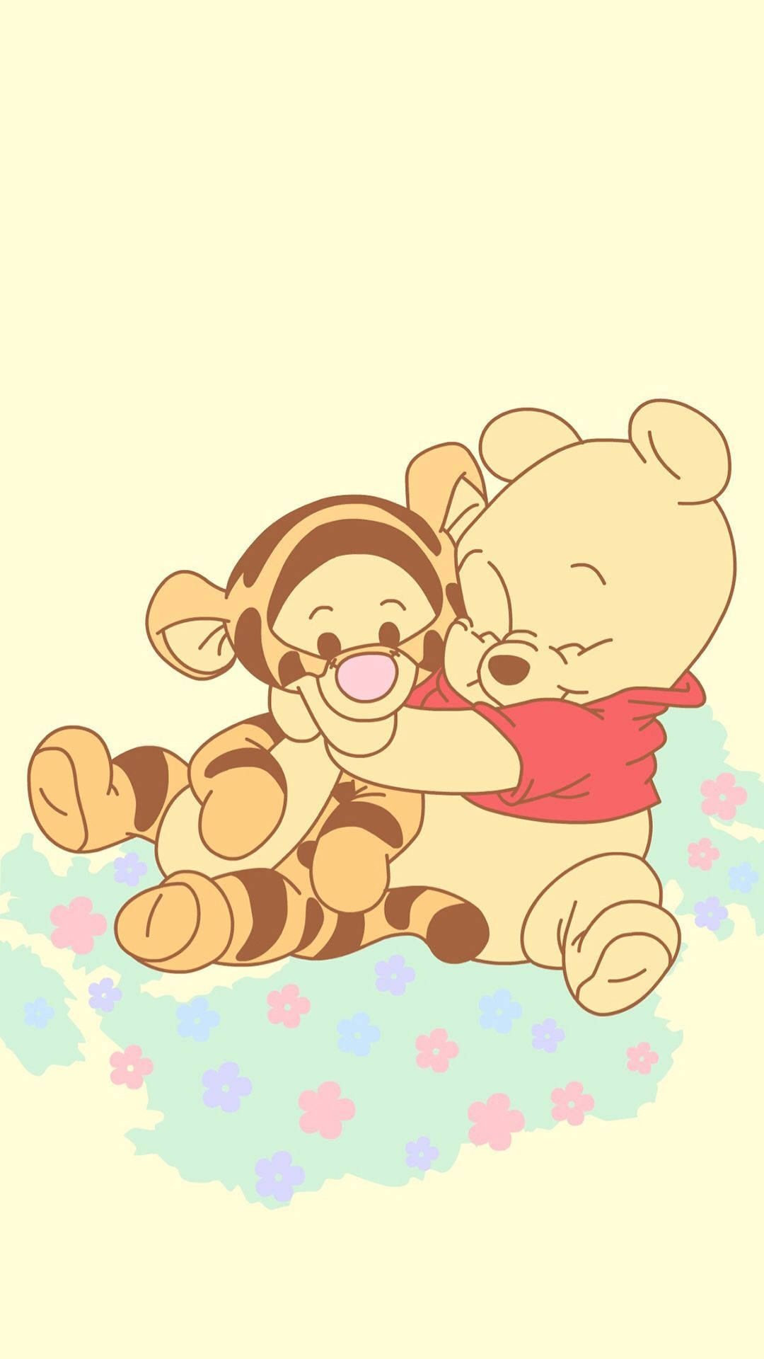 Cute Winnie The Pooh Iphone Tigger Hugging